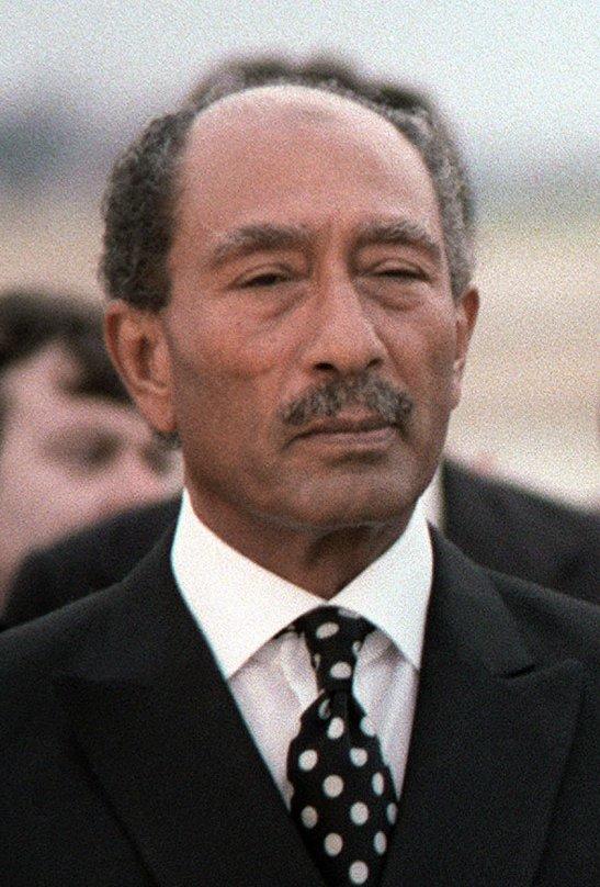 Egyptian President Anwar Sadat