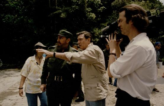 Picture 1 - Fidel Castro and Dan Rather in Cuba Picture 1 - Fidel Castro and Dan Rather in Cuba