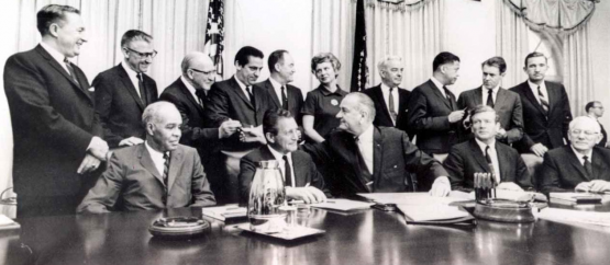 President Johnson and the Kerner Commission